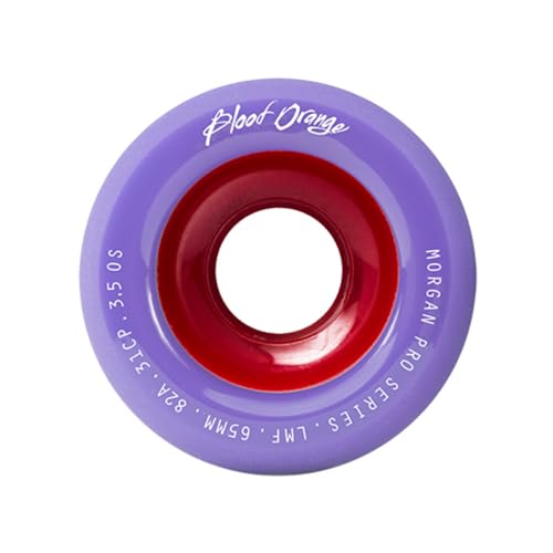 Blood Orange Morgan 65mm Longboard Wheel 82a Lavender