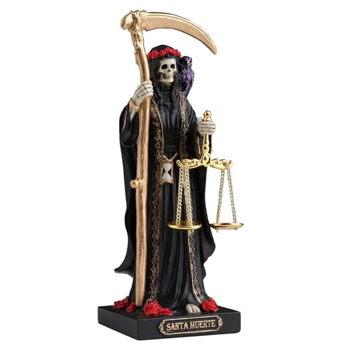 Set de 7 Figuras Santa Muerte Polystone Pintadas miniatura 7
