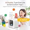 AOSEED 3D Printer for Kids, AI-Powered Fully Assembled 3D Printer with Up to 400mm/s Speed, Auto Leveling, 1500+ Models & 16+ Modules, Includes 8 PLA Filaments for Home and School Use, X-MAKER JOY AI+