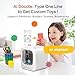 AOSEED 3D Printer for Kids, AI-Powered Fully Assembled 3D Printer with Up to 400mm/s Speed, Auto Leveling, 1500+ Models & 16+ Modules, Includes 8 PLA Filaments for Home and School Use, X-MAKER JOY AI+