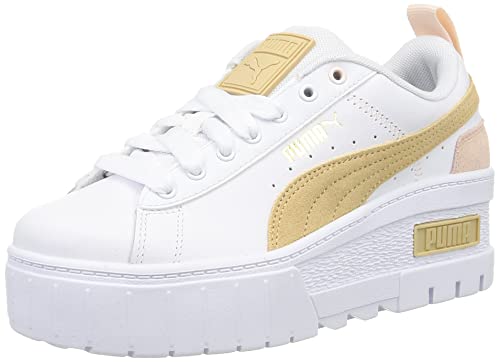 PUMA Mayze Wedge Pastel WNS, Chaussure de Piste d'athlétisme Femme, Blanc, 40 EU