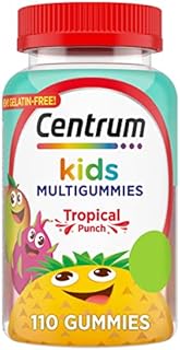 Centrum Kids Multivitamin Gummies, Tropical Punch, Made with Natural Flavors, 110 Count, 110 Day Supply