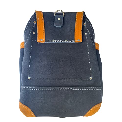 TOPMED ETS Versatile Tool Bag, Heavy Duty Leather Bag with Multiple Pockets for Electricians Barbers - Image 2