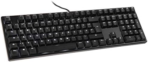 Ducky ONE PBT Teclado para juegos - MX-Márron - LED Blanco - Negro