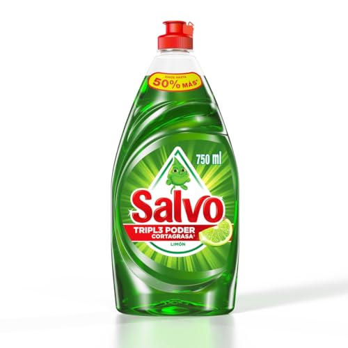 Salvo Lavatrastes Limón, 750 ml