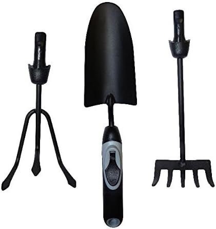 Desconocido No Name 53001457 – Cultivator and Plow for Gardening, Black