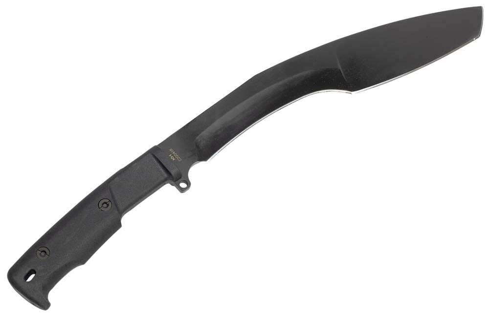 Extrema Ratio Kukri Machete, Kukrimesser, Nepalisch, Gurkha, Beidhändig, 34 cm, Böhler N690 Stahl, Schwarz