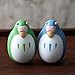ensky - The Boy and The Heron - YR-17 Tilting Figure Collection The Parakeet Blue and Green, Studio Ghibli Official Merchandise