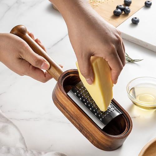 Rallador de Queso de Madera con Contenedor Integrado miniatura 3