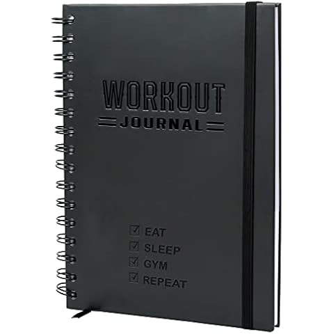 Hardcover Fitness Journal for Men & Women Cover