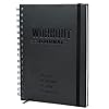 Hardcover Fitness Journal Workout Planner for Men & Women – A5(5.7″ x 8.3″) Sturdy Workout Log Book to Track Gym & Home Workouts