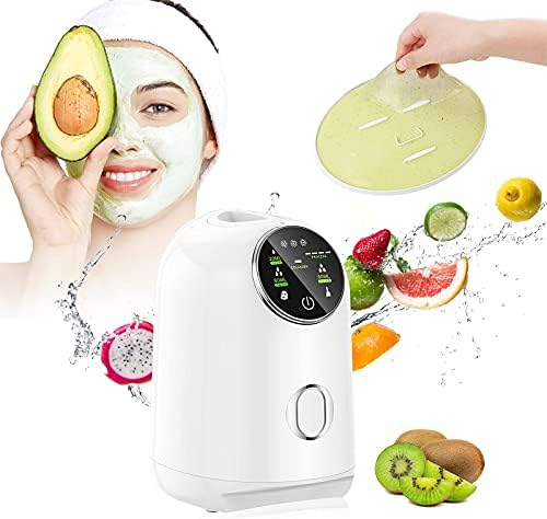 5 Mins Mask Maker,Face Mask Machine,DIY natural fruit and vegetable facial mask machine facial mask machine facial skin care and beauty tools (UK Plug)