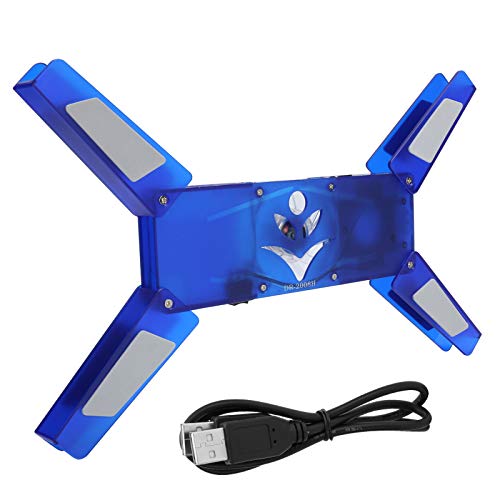 Base refrigerante para laptop con ventilador LED azul miniatura 1