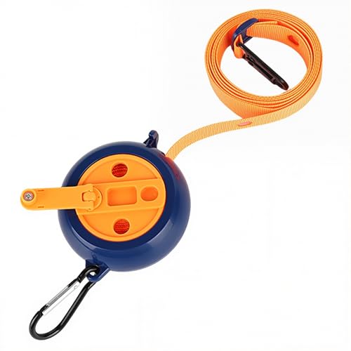 Image of HASTHIP Portable Retractable Clothes Line 4.1m, 2 Hooks, 41 Holes | Adjustable Reach, Helps Reduce Laundry Clutter, Lightweight Design, Indoor Outdoor Use, Easy Setup