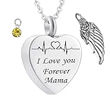 ❤️Collana in acciaio❤️Il materiale in acciaio inossidabile di alta qualità è durevole e ha una forte resistenza alla ruggine, alla corrosione e allo scolorimento. Raramente hanno reazioni allergiche alla pelle, adatto a tutti.