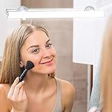 💡【Kompakte Größe & USB-Verbindung】 30,5cm lang, 183g schwer. 6W eingebauter LED, Ersatz-Glühbirne nicht erforderlich. Mit USB-Anschluss und 2m langen Kabel, kann an unterschiedliche Stromquellen wie Powerbank, Laptop und Handy angeschlossen werden. Mehr Möglichkeiten zum Installieren von Orten.