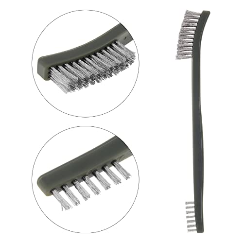 【The Best Deal】Origlam 3Pcs Mini Wire Brush Set, Rust Paint Metal Cleaner, Cleaning Welding Slag And Rust, Handy Steel/Nylon/Brass Brush Set Suitable For Cleaning Paint/Rust/Dirt #TOP6