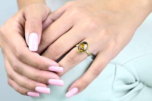 Bague Oeil de Tigre en Or 14k : Un Bijou Durable Qui Ne Ternit Jamais