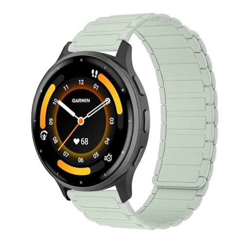 [RosMank] 22mm �o���h Garmin Venu 4 45mm/Venu 3 45mm/Venu 2/Vivoactive 4/Active �Ή��A�K�[�~�� Garmin Forerunner 570 47mm/Forerunner 265/F