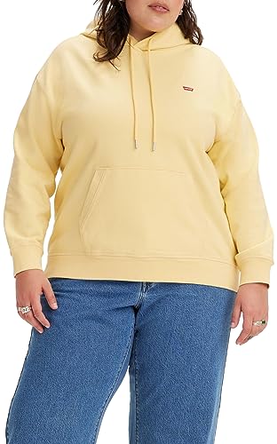 Levi's Damen Plus Size Non Graphic Standard Hoodie Sweatshirt Sunlight (Geld) XL – Ansicht 1