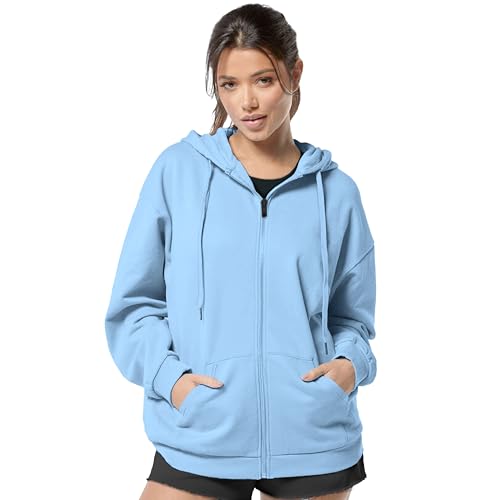 Image of FUNKY MONKEY - Women's Cute Hoodies Teen Girl Winter Jacket Sweatshirts Casual Drawstring Clothes Zip Up Hoodie with Pocket