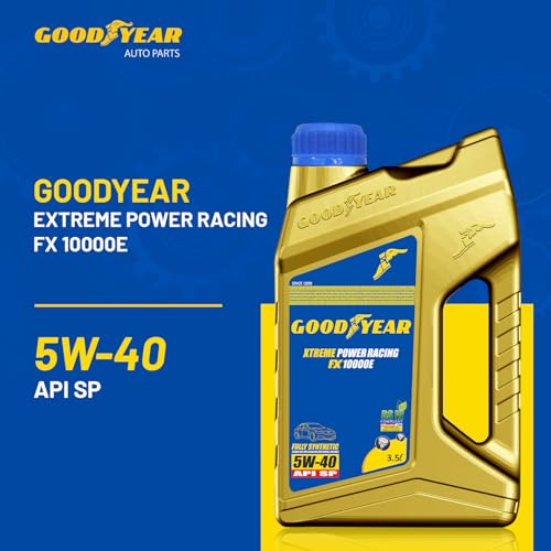 Image of GOODYEAR 3.5 Ltrs 5W40 API SP Xtreme Power Racing FX 10000E Fully Synthetic Engine Oil | High Performance Engine Oil For Car Petrol & Diesel Vehicle Engines | For Engine Longetivity