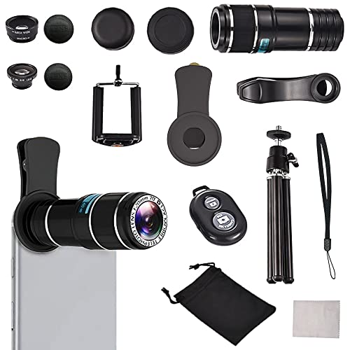 Amazon.co.jp: Glvaner 12倍望遠レンズ レンズセット クリップ式 180
