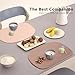 Cuddle Campus Silicone Placemat with Raised Edges for Kids,Toddlers,Babies, Non-Slip Table Setting Placemat for Dining,Come with String for Storage Set 3