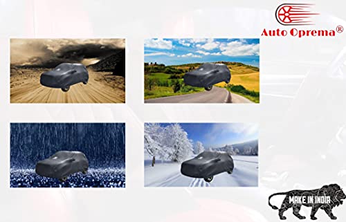 Image of Auto Oprema Grey with Mirror Pocket Matty Car Body Cover Compatible with Mahindra Bolero Car Bumper to Bumper Accurately.