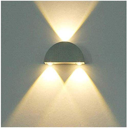 Lámpara de pared de aluminio semicircular LED creativa para pasillo 2