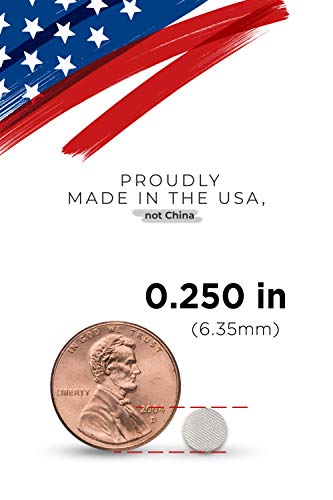 Made in The USA - 100 1/4 Inch (.25\") 304 Stainless Steel Premium Pipe Screen Filters - Thumbnail 2