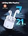 Wireless Earbuds TaoTronics SoundLiberty 95 True Wireless Earbuds Bluetooth 5.0 with aptX Codec Hi-Fi Audio, Dual CVC 8.0 Noise Cancellation Mic for Clear Calls, Deep Bass, USB-C Charging Case, White