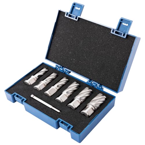Image of 5020-5007 7 Piece Cutting Depth HSS Annular Cutters, 9 /16-15 /16 X 1 inch