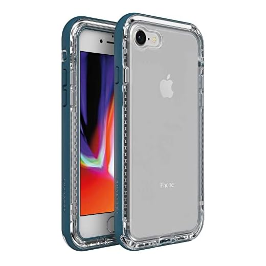 LifeProof Next Screenless Series Case for iPhone SE 3rd Gen (2022), iPhone SE 2nd Gen (2020), iPhone 8/7 (NOT Plus) Non-Retail Packaging - Clear Lake