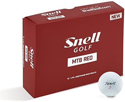 Snell Golf MTB Red My Tour Ball
