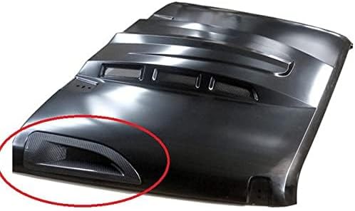 Pair Hood Side Vent Cover Trim Avenger Style Hood for Wrangler Jk 2007-2017