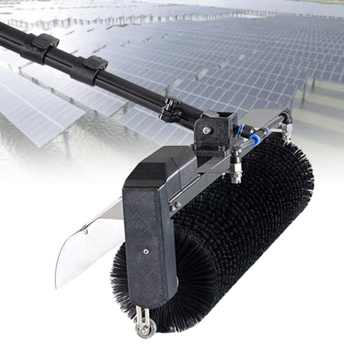 AYCDL Solar Panel Cleaning System with Telescopic Pole and Rotating Brush for Efficient Window and Panel Maintenance,7.5M