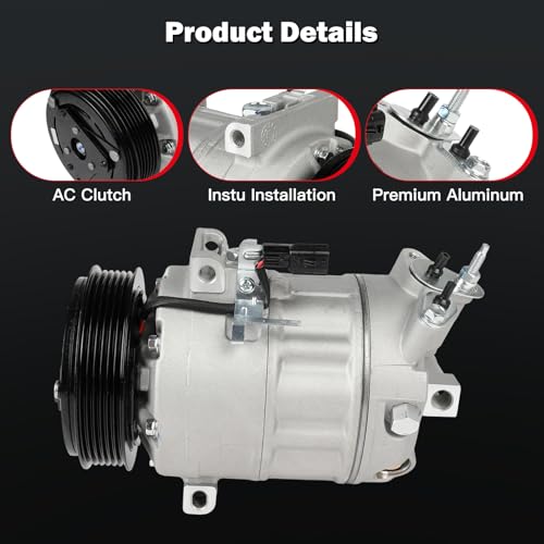 Image of cciyu Air Conditioning Compressor for Nissan Sentra 2.0L 2007-2012