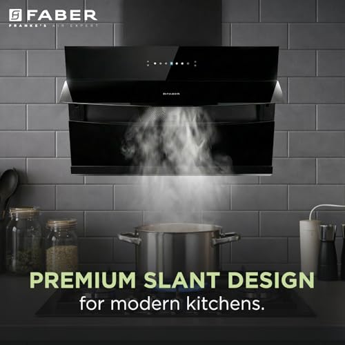 Image of Faber Bolt 90cm 1800m /hr BLDC Chimney|Steam Clean T-Shape Silent Hood with Powerful Suction|Ideal for 4-6 Burners|Touch & Gesture Ctrl|12Yr Motor, 5Yr Product Warranty| Hood Bolt Max BLDC FLSWSCIN90