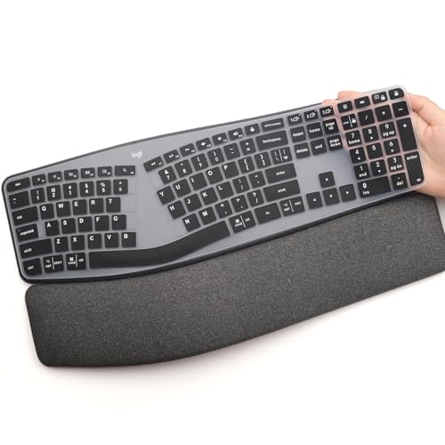 Protector para teclado Logitech Ergo K860 inalámbrico negro miniatura 1
