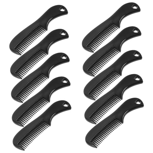 FOMIYES Hair Comb Set for Men 10pcs Mini Mustache Combs Double-sided Beard Styling Tool Travel Size Combs