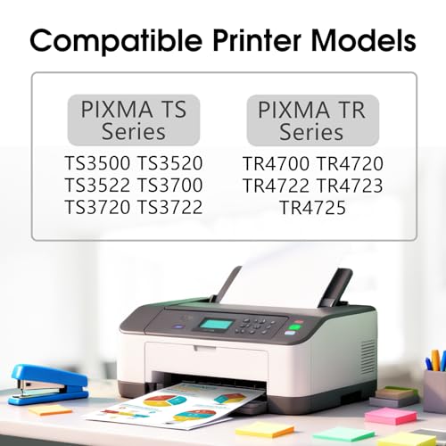 Image of NOINK 275XL 276XL Ink Cartridges Combo Pack High Yield Replacement for Canon PG-275 XL CL-276 XL - Compatible with Pixma TR4720 TR4722 TR4723 TR4700 TS3522, 2 Pack, 1 Black 1 Tri-Color