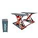 STRATUS Extra Wide Extra Tall Open Center Mobile Mid Rise Scissor Car Lift Electric Safety Lock Release SAE-MS9000XT