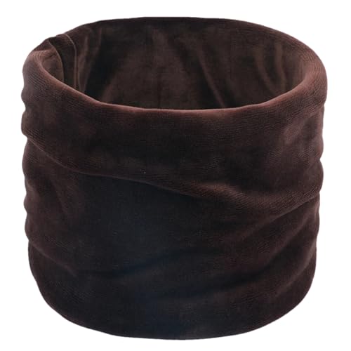 Frauen Winter Gold Fleece Halswärmer Snood Schals Schals Weibliche Feste Weiche Halten Wram Paar Unisex