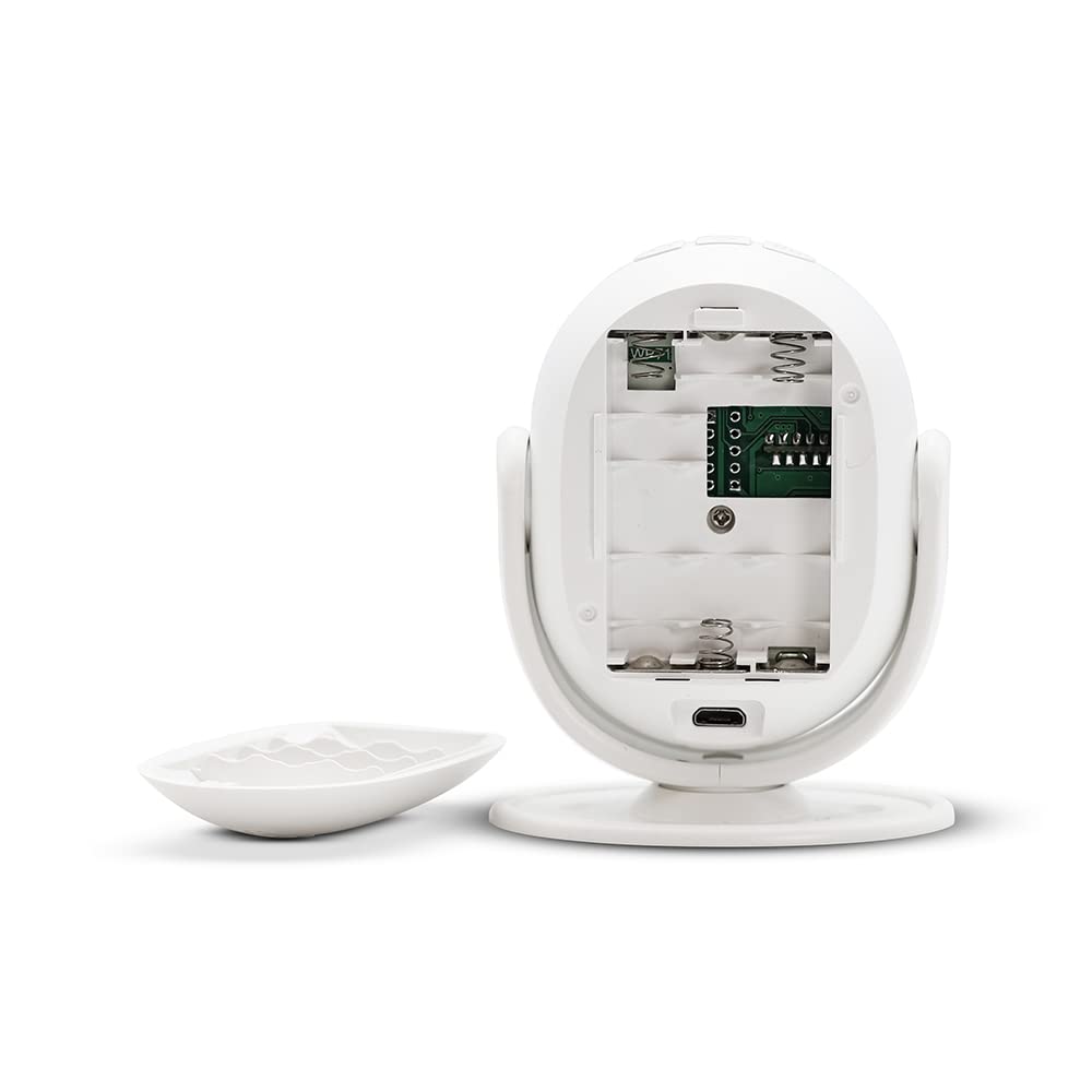 Metronic 495726 - Sirena Inteligente Wi-FI con Sensor de Movimiento inalámbrico Infrarrojos para casa, Oficina, Comercio, Alarma Sonora 100dB, Volumen Ajustable, función SOS