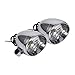 Fari Antinebbia Moto faro Moto LED Anteriore, 2 Pezzi Fari Moto Moto Fendinebbia Proiettile Ricambio per Fendinebbia Moto Fari Moto Phare Moto Fari Fendinebbia Cromati Phare Addizionali Cromati