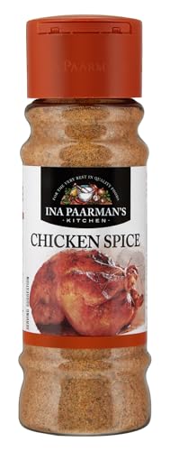 Ina Paarman | Chicken Spice | 200ml | Award Winning | Roasted, Fried, Smoked or Grilled | No MSG | Natural Ingredients | Cooking | Touch of Onion and Garlic | Delicious Flavour | Chicken Spice