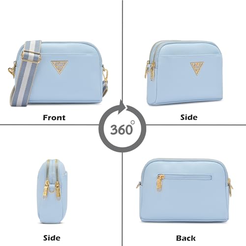 Image of Lavie Signature Women's Homer Horizontal 3C Crossbody Sling Bag | Stylish Shoulder Bag | Ladies Purse Handbag | Gift for Women