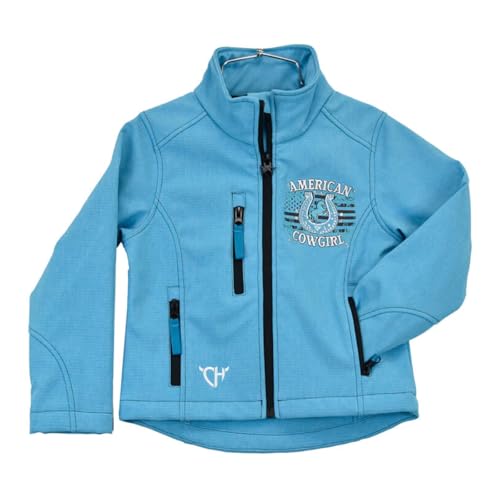 Turquoise American Cowgirl Jacket for Girls by Cowgirl Hardware