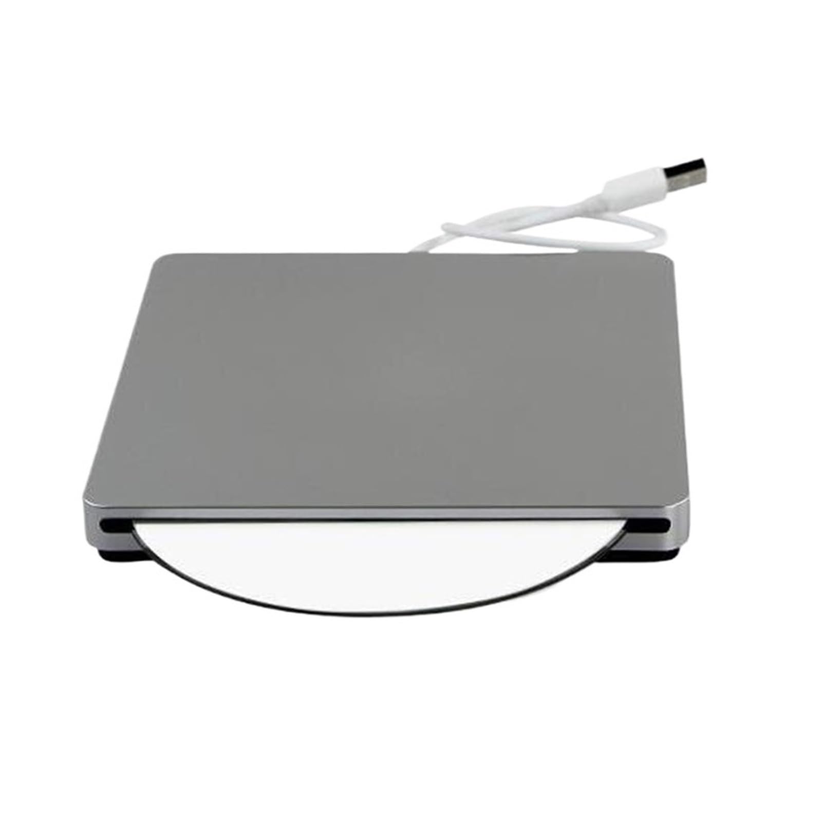Aspirazione USB Unità DVD Esterna Masterizzatore CD Mobile Esterno For Computer Salvaspazio(SilverUSB)